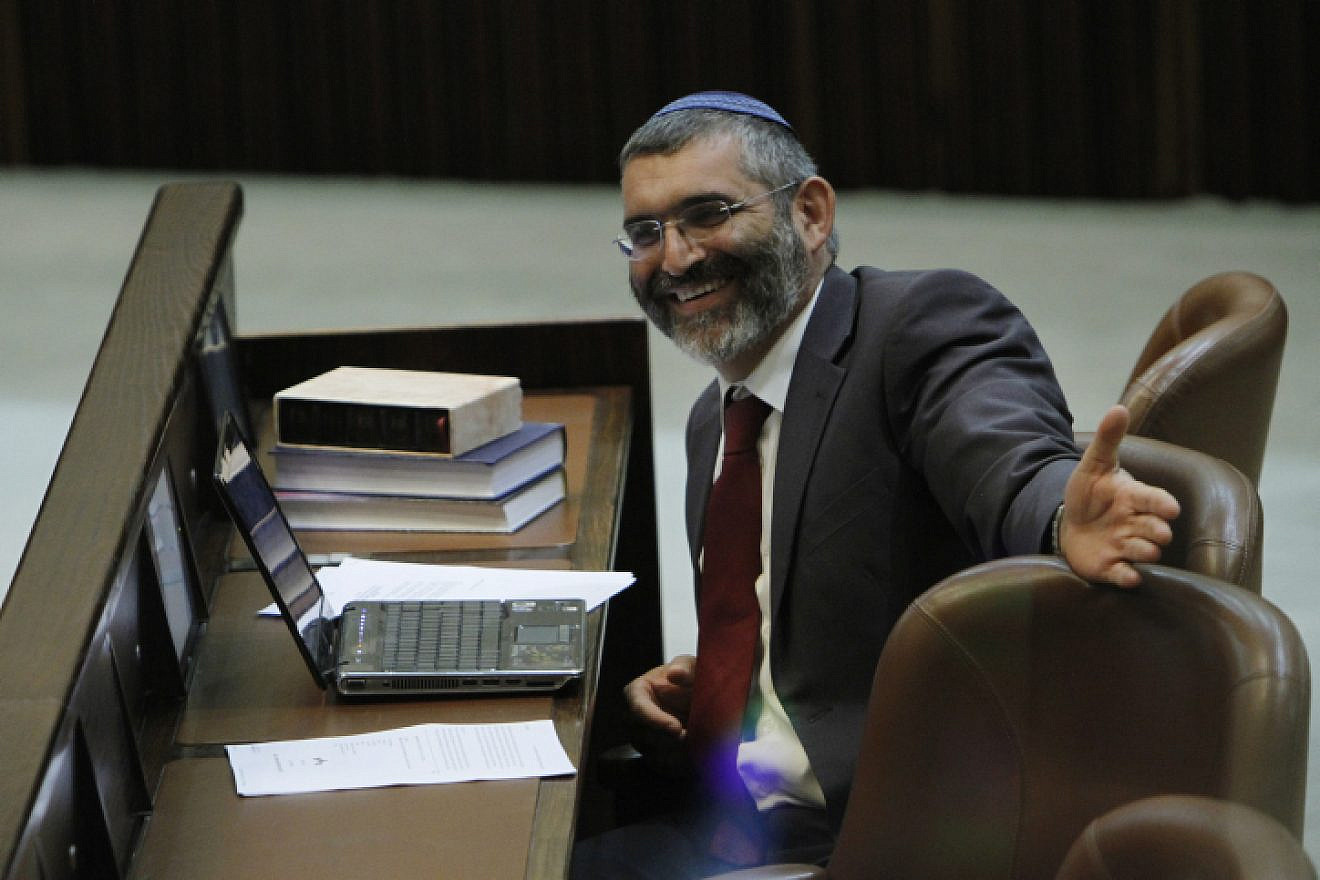 Right-wing Knesset member Michael Ben-Ari at a a plenum session on Aug. 9, 2010. Photo by Miriam Alster/Flash90.
