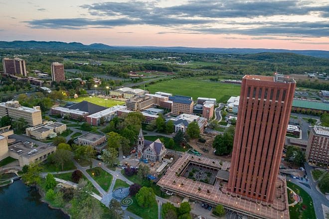 The campus of the University of Massachusetts at Amherst. Credit: UMass Amherst.