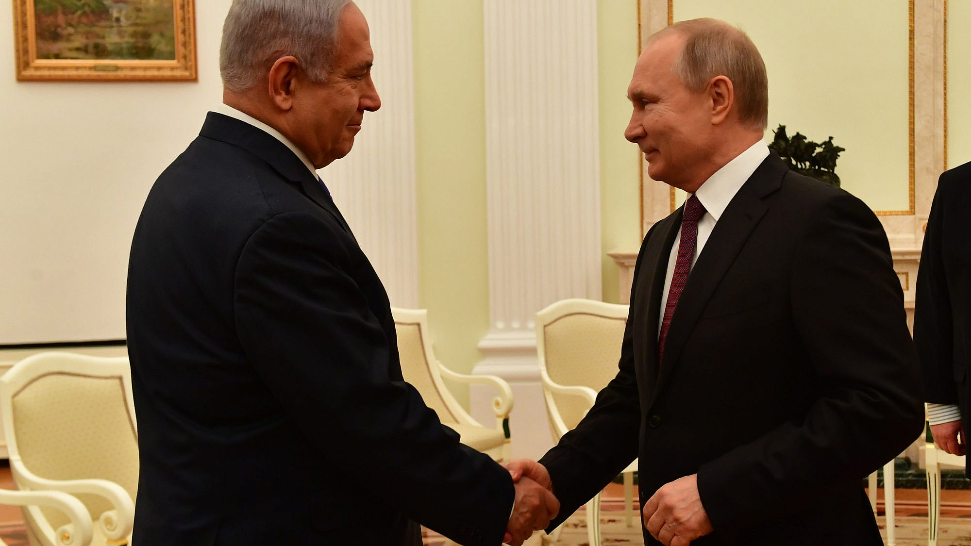 Israeli Prime Minister Benjamin Netanyahu and Russian President Vladimir Putin in Moscow on April 4, 2019. Credit: Kobi Gideon/GPO.