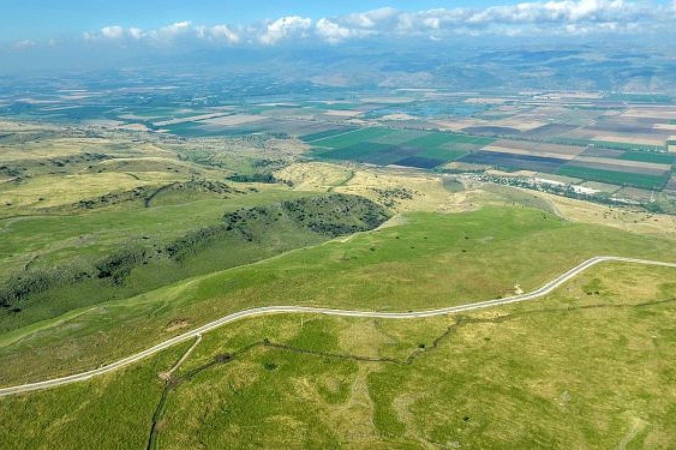 The area in the Golan Heights designated for “Trump Heights.” Credit: Golan Regional Council.