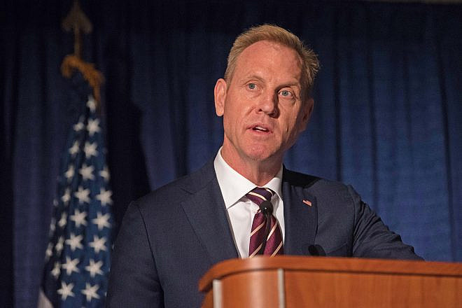 Then-Deputy Defense Secretary Patrick M. Shanahan speaks at the Annual Association of the U.S. Army conference at the Walter E. Washington Convention Center in Washington D.C., on Oct. 10, 2018. Credit: Army Sgt. Amber I. Smith/U.S. Department of Defense.