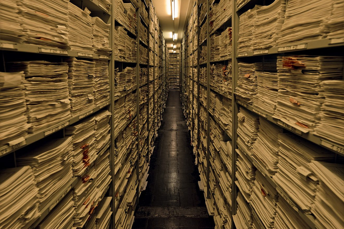 The International Tracing Service in Germany. Credit: United States Holocaust Memorial Museum in Washington, D.C.