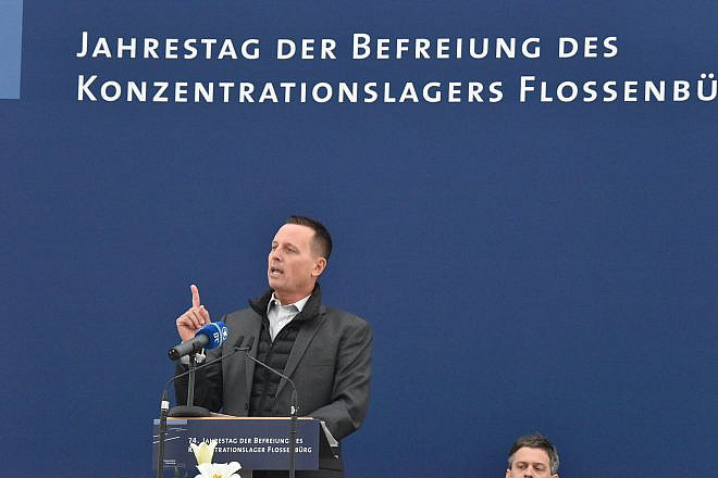 U.S. Ambassador to Germany Richard Grenell participates in the 74th anniversary of the liberation of Flossenbürg Concentration Camp on April 14, 2019. Credit: U.S. Embassy in Germany via Flickr.