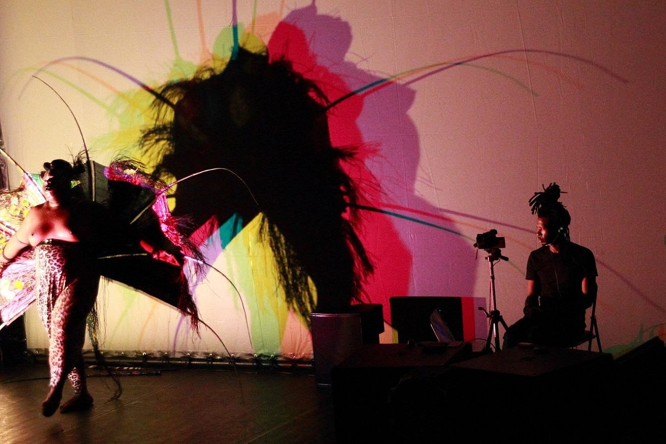 A scene from a work by South African choreographer Robyn Orlin which will be performed as part of this year's Israel Festival. The festival runs from May 20 to June 15. Credit: Courtesy.