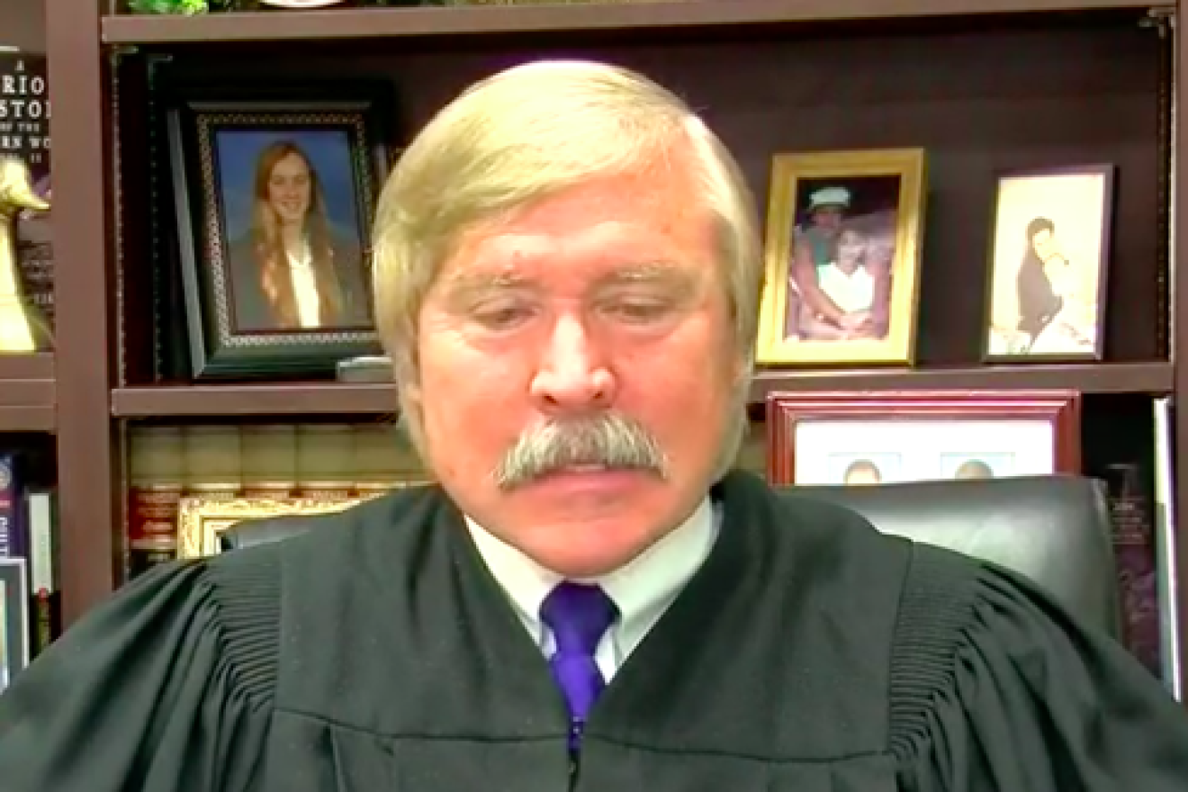 Jim Lammey of the Shelby County Criminal Court in Tennessee. Source: Screenshot.