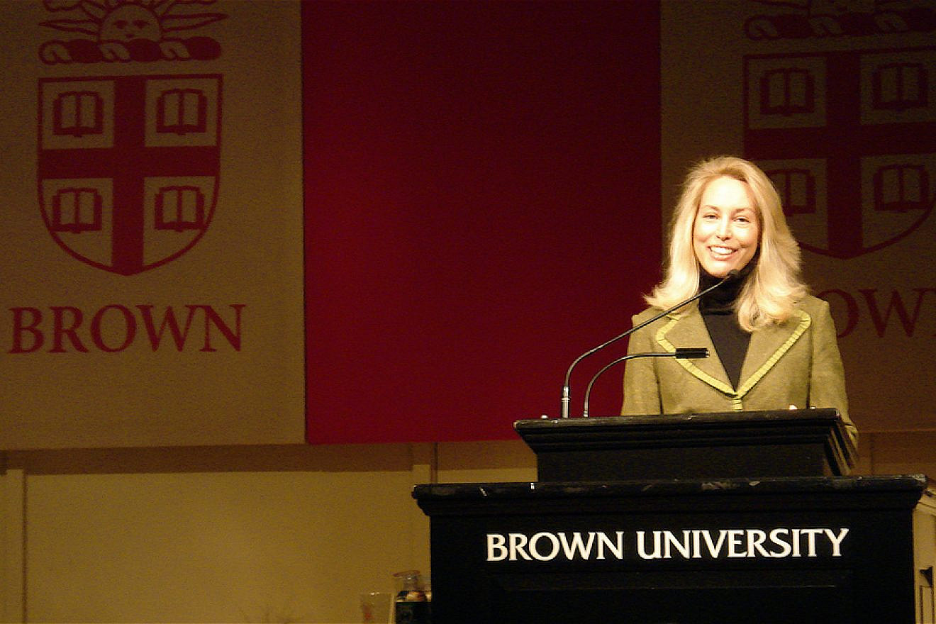 Valerie Plame Wilson speaking at Brown University in Providence, R.I., on Dec. 4, 2007. Credit: Wikimedia Commons.