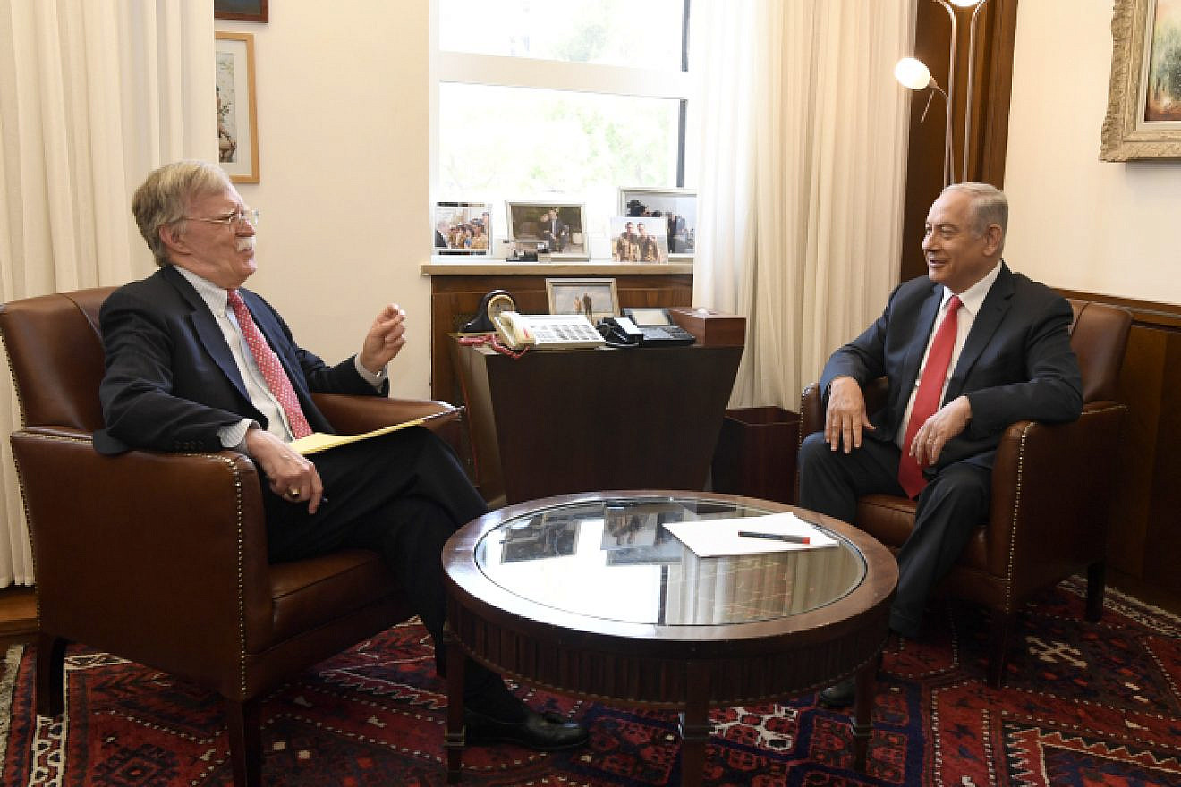 U.S. National Security Advisor John Bolton meets with Israeli Prime Minister Benjamin Netanyahu at the Prime Minister's Office in Jerusalem, June 23, 2019. Photo by Matty Stern/U.S. Embassy Jerusalem.