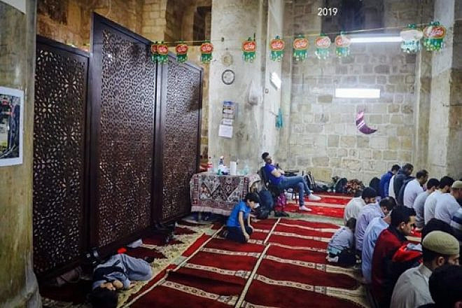 The “Gate of Mercy” structure on the Temple Mount on June 2, 2019. Source: Screenshot.