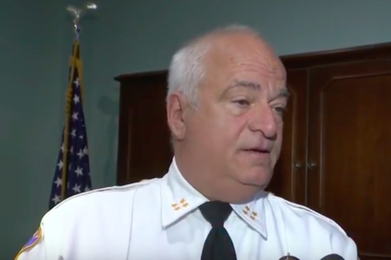 Michael Saudino, former sheriff of Bergen County, N.J. Credit: Screenshot.