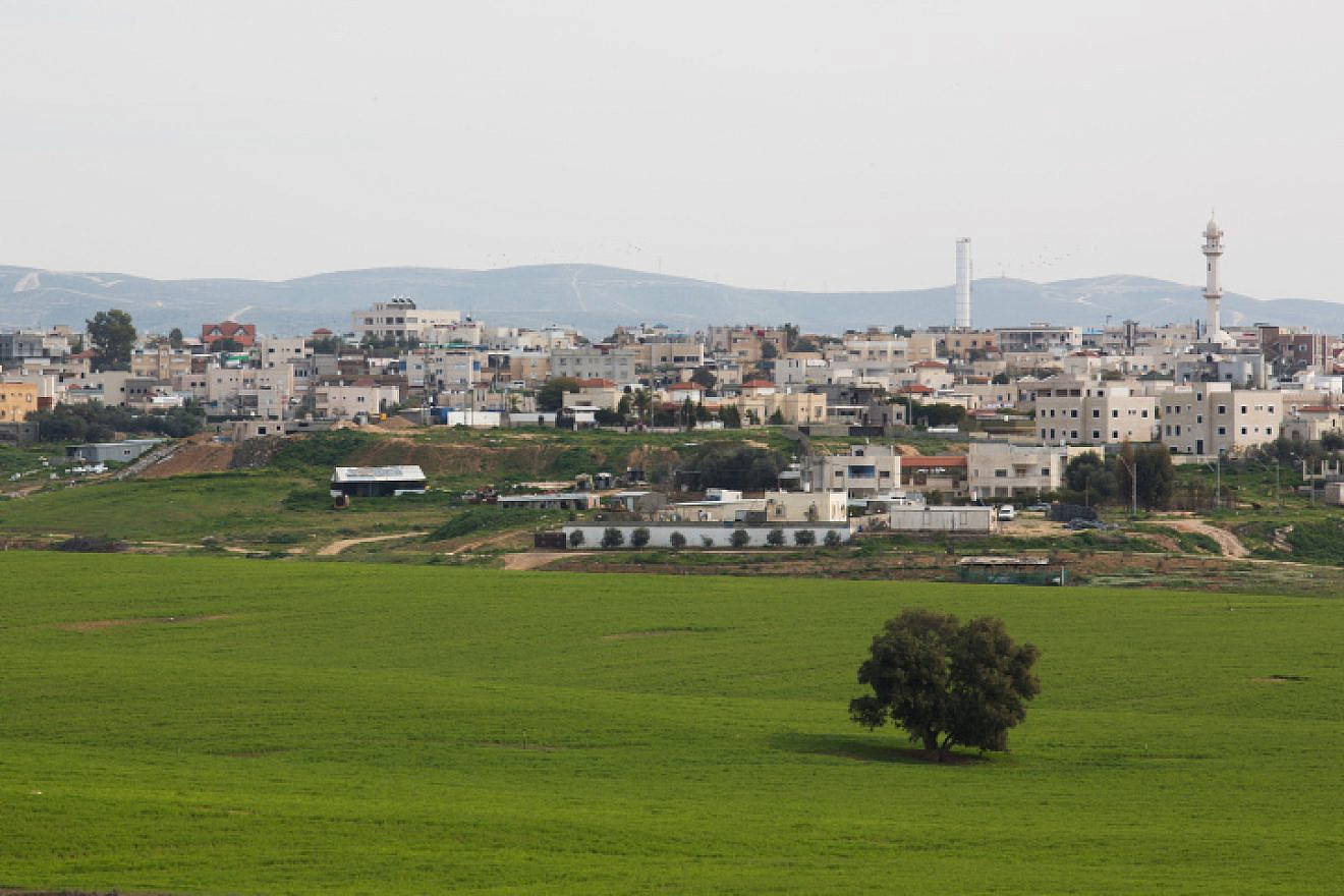 View of the Bedouin city of Rahat in southern Israel on Feb. 13, 2016. Photo by Nati Shohat/Flash90.
