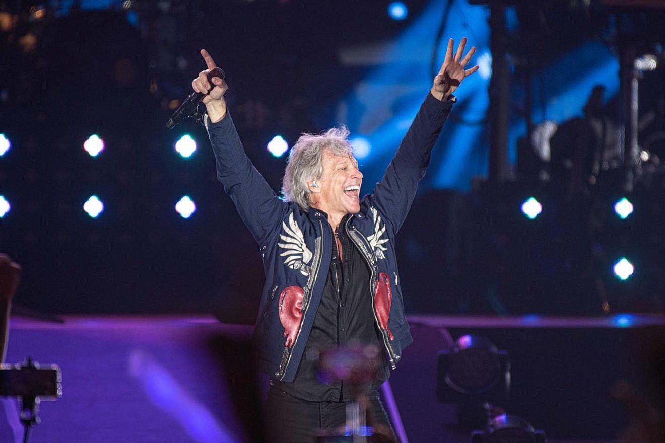 Jon Bon Jovi performs in Tel Avivon July 25, 2019. Courtesy: Live Nation.