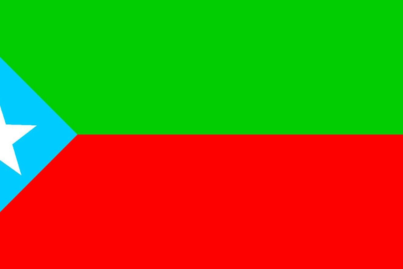 The flag of the Balochistan Liberation Army. Credit: Wikimedia Commons.