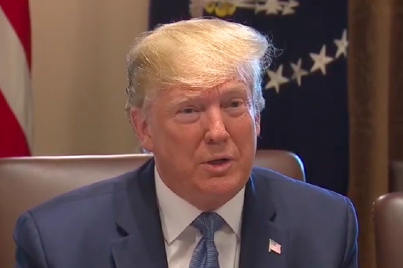 U.S. President Donald Trump. Credit: Screenshot.