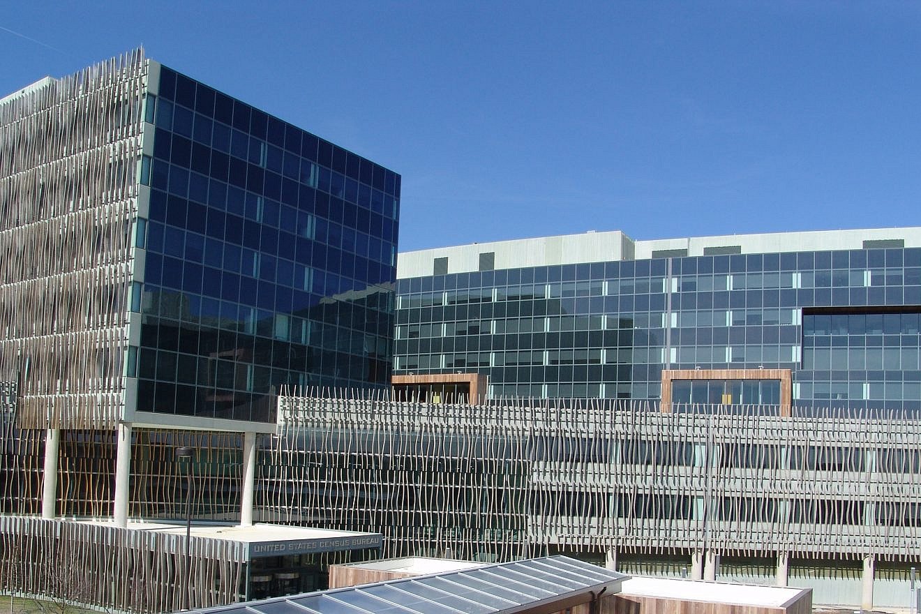 Partial view of the headquarters building of the U.S. Census Bureau in Suitland, Md. Credit: Wikimedia Commons.