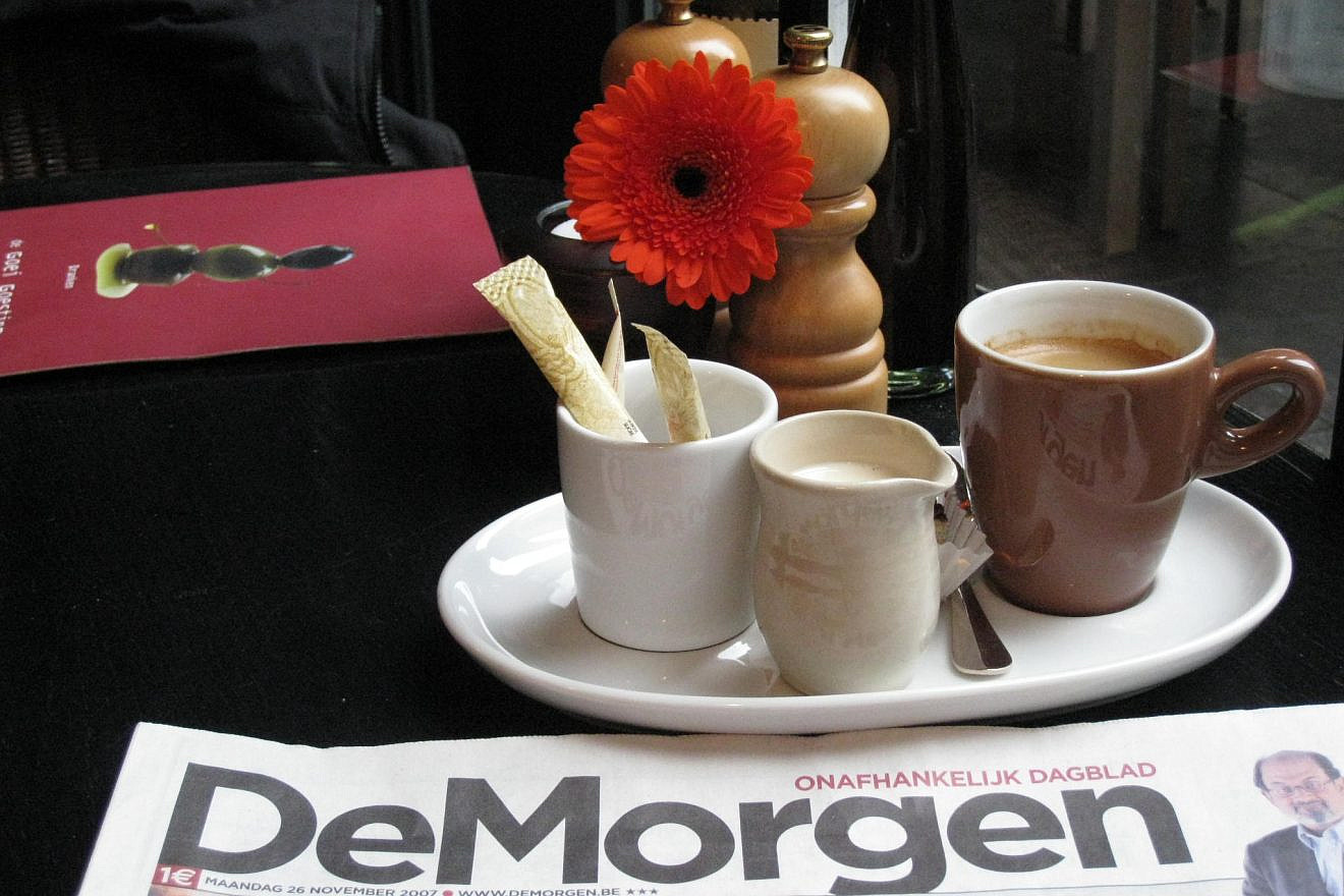 The Belgian “De Morgen” newspaper, which is now subject to an investigation over publishing an anti-Semitic article.