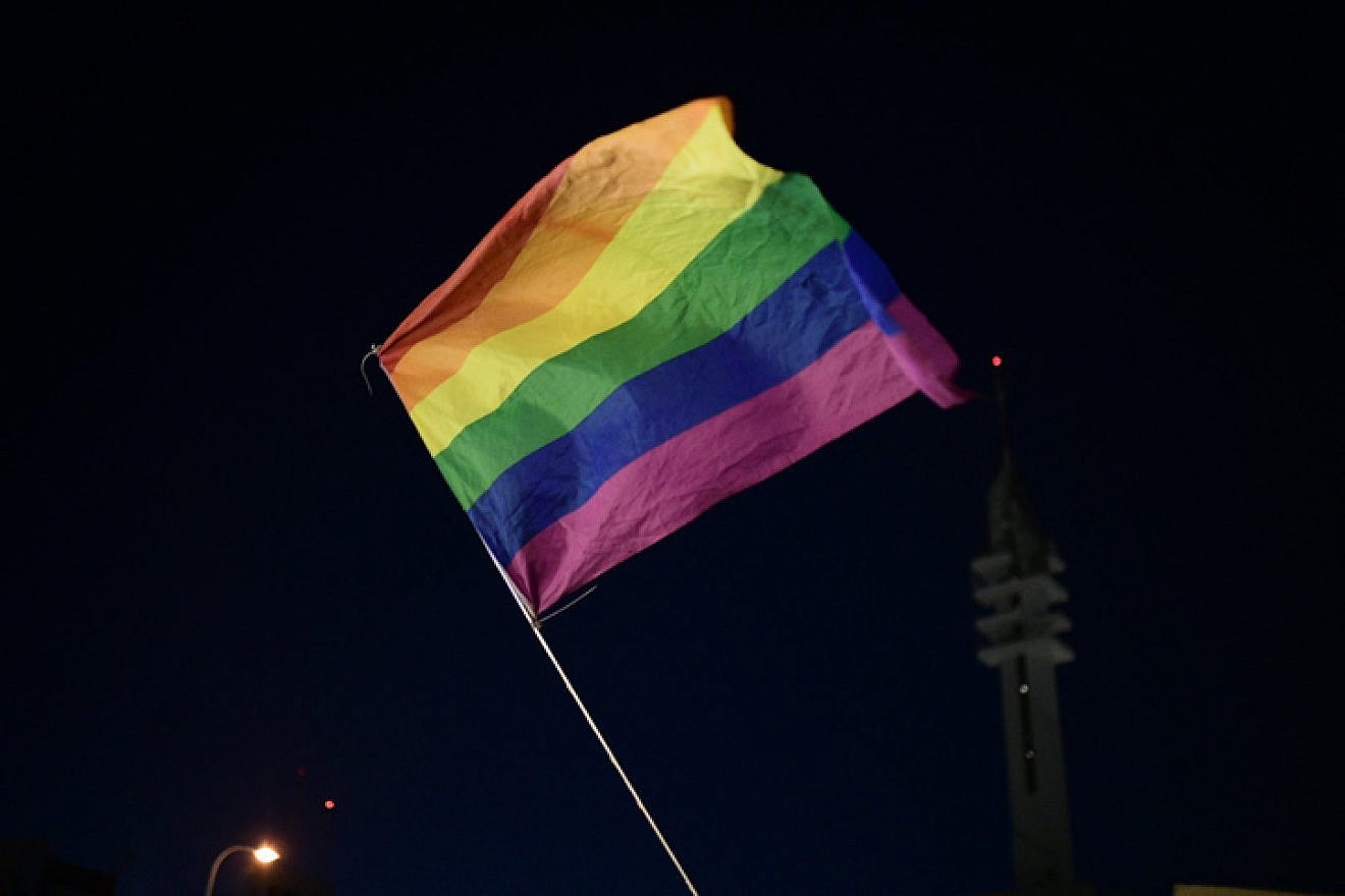 Members of the LGBTQ community and activists protest in Tel Aviv on July 14, 2019. Photo by Tomer Neuberg/Flash90.
