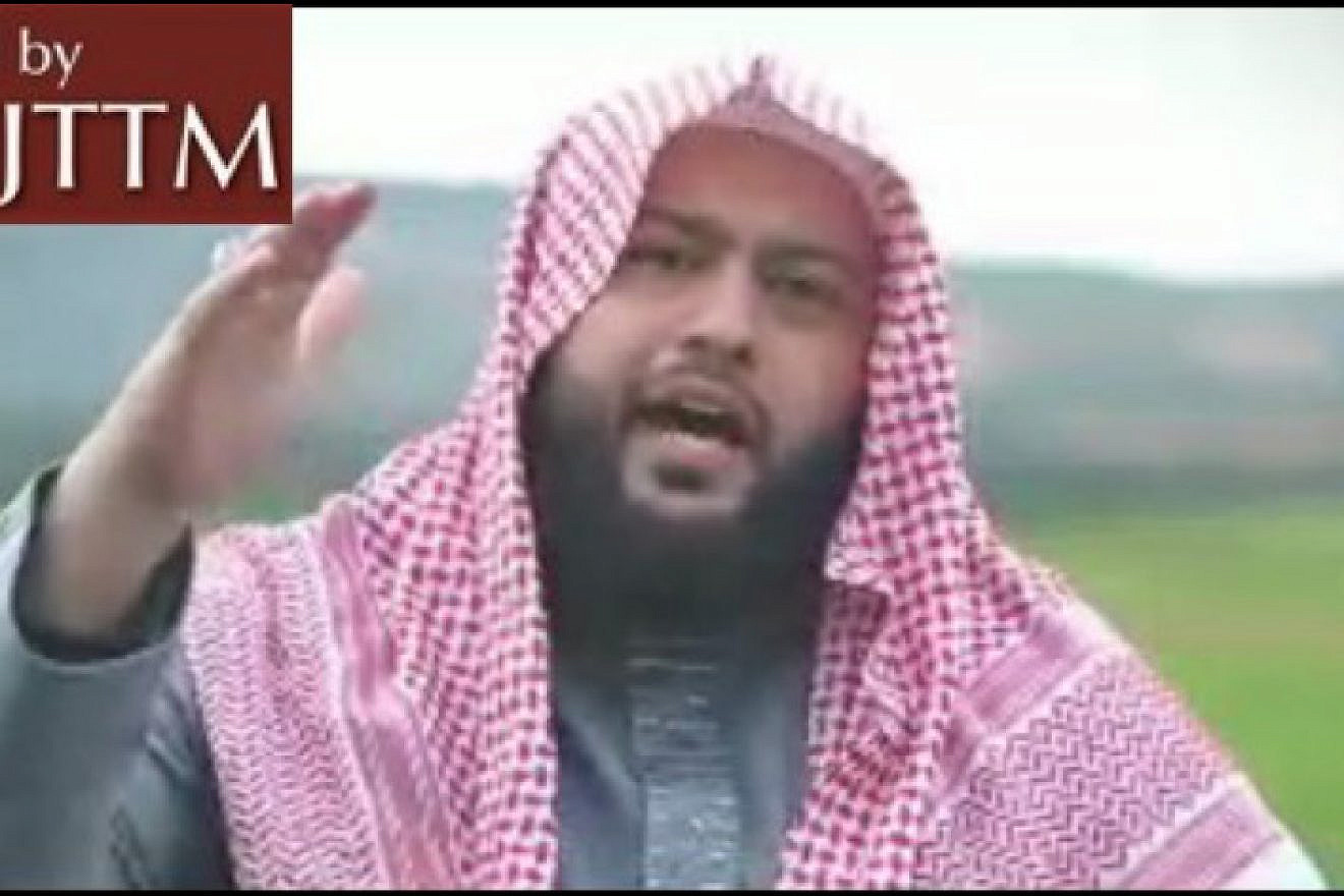 Abdallah Al-Muhaysini urging support for Hamas using bitcoin. (MEMRI)