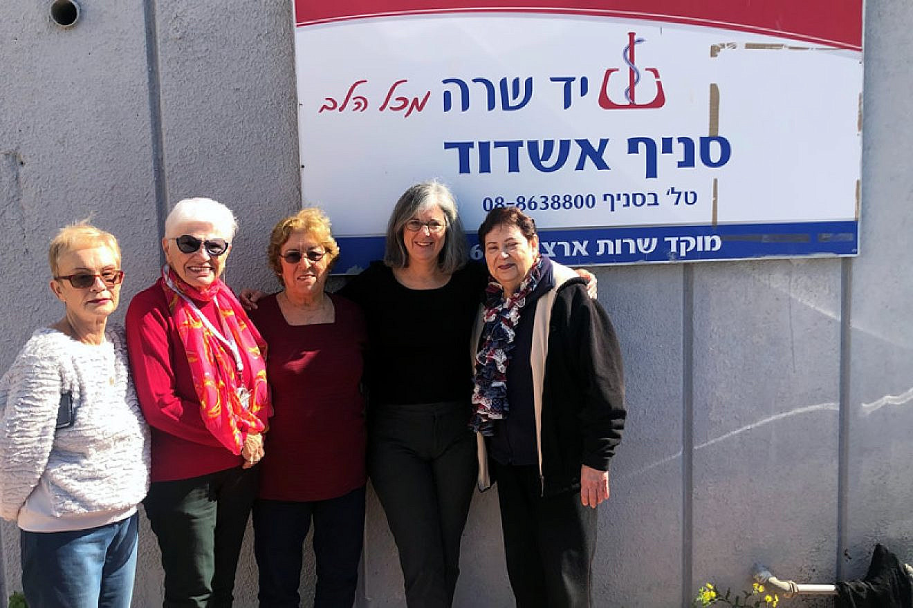 Volunteers at the new Yad Sarah site being built in Ashdod, Israel, August 2019. CreditL Courtesy.