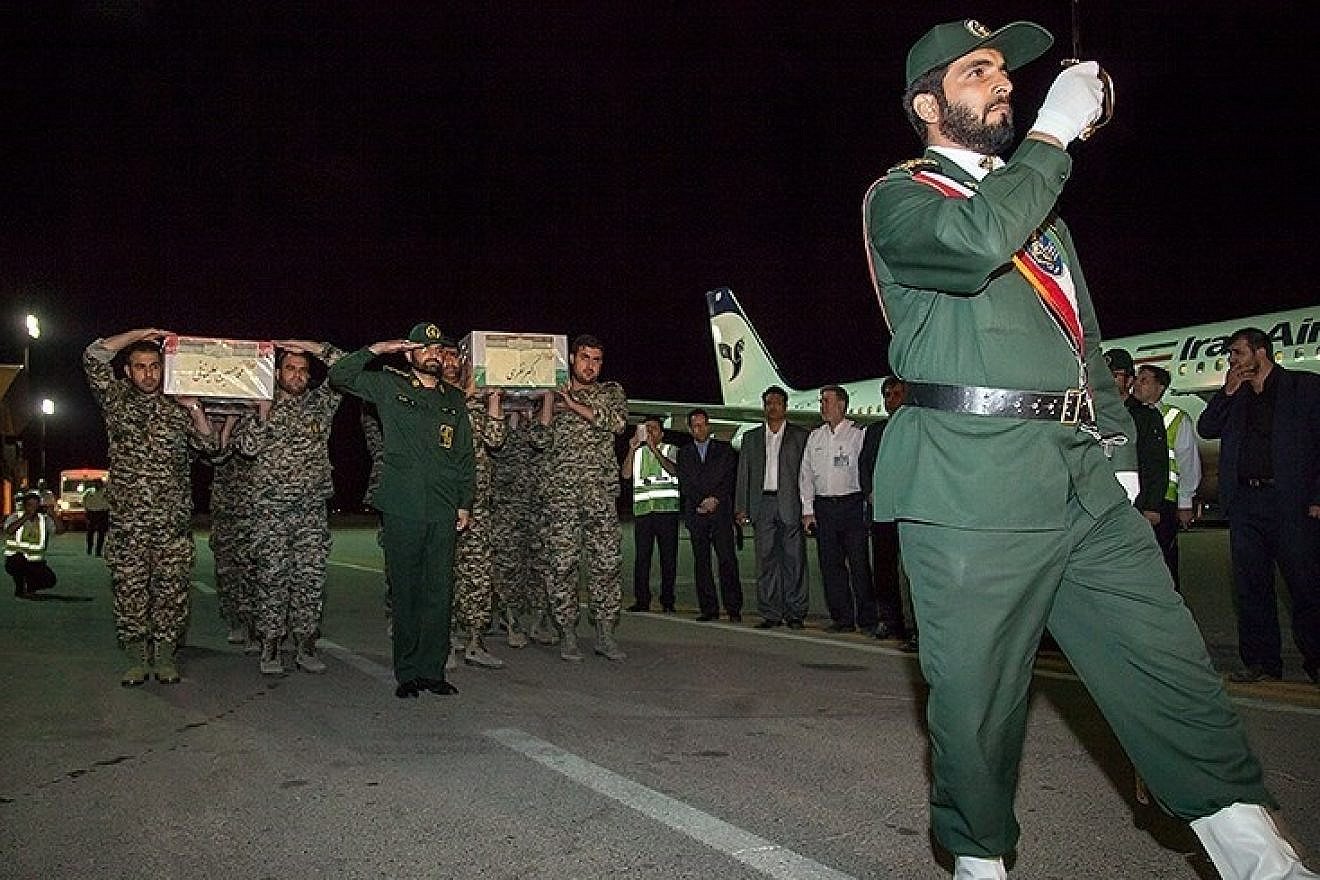 Iranian casualties of Syria's civil war are returned to Iran's Kermanshah airport, Aug. 30, 2016. Photo: Farzad Menati via Wikimedia Commons.