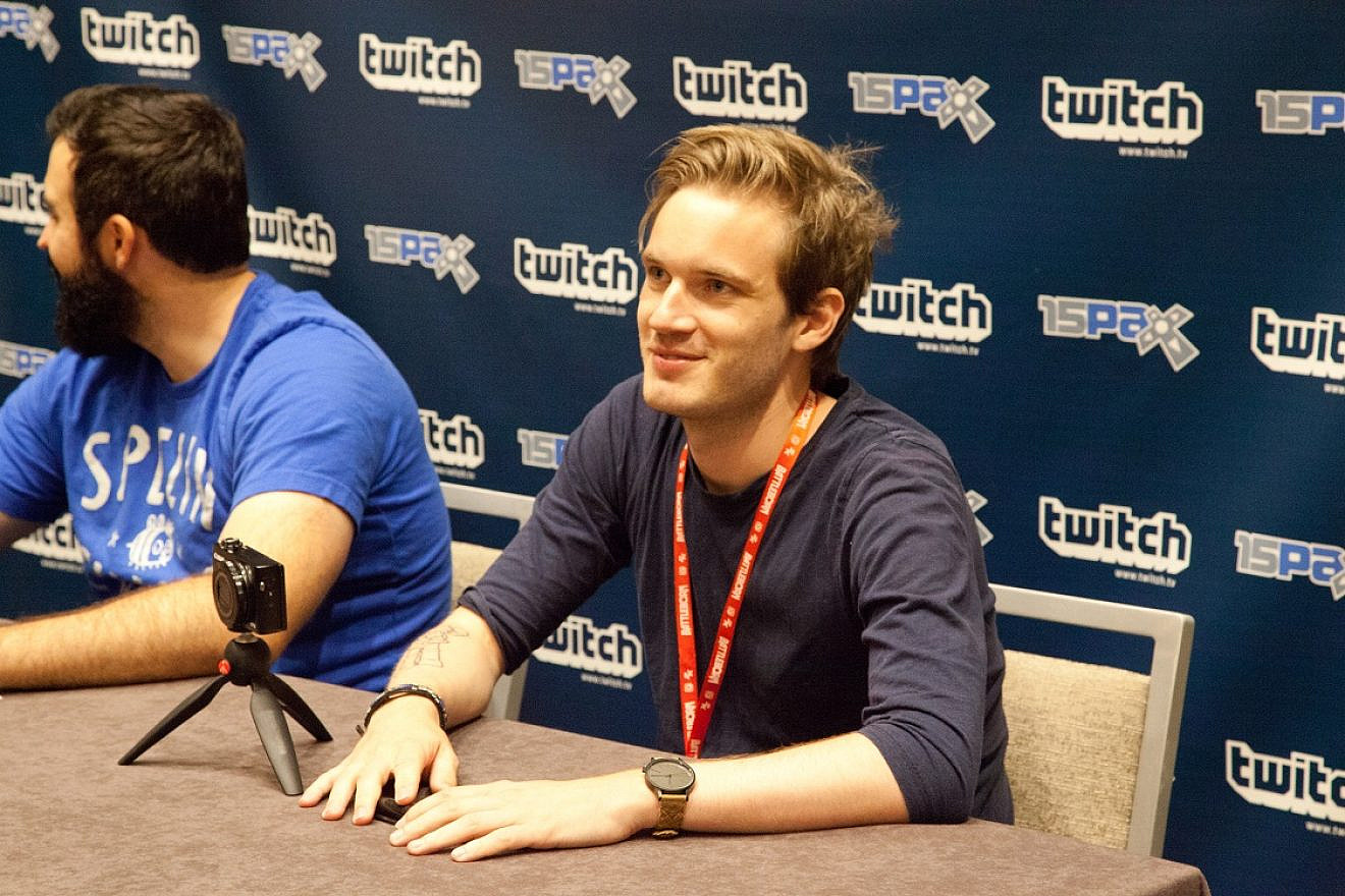 Swedish YouTube sensation PewDiePie, whose real name is  Felix Kjellberg. Credit: Wikimedia Commons.