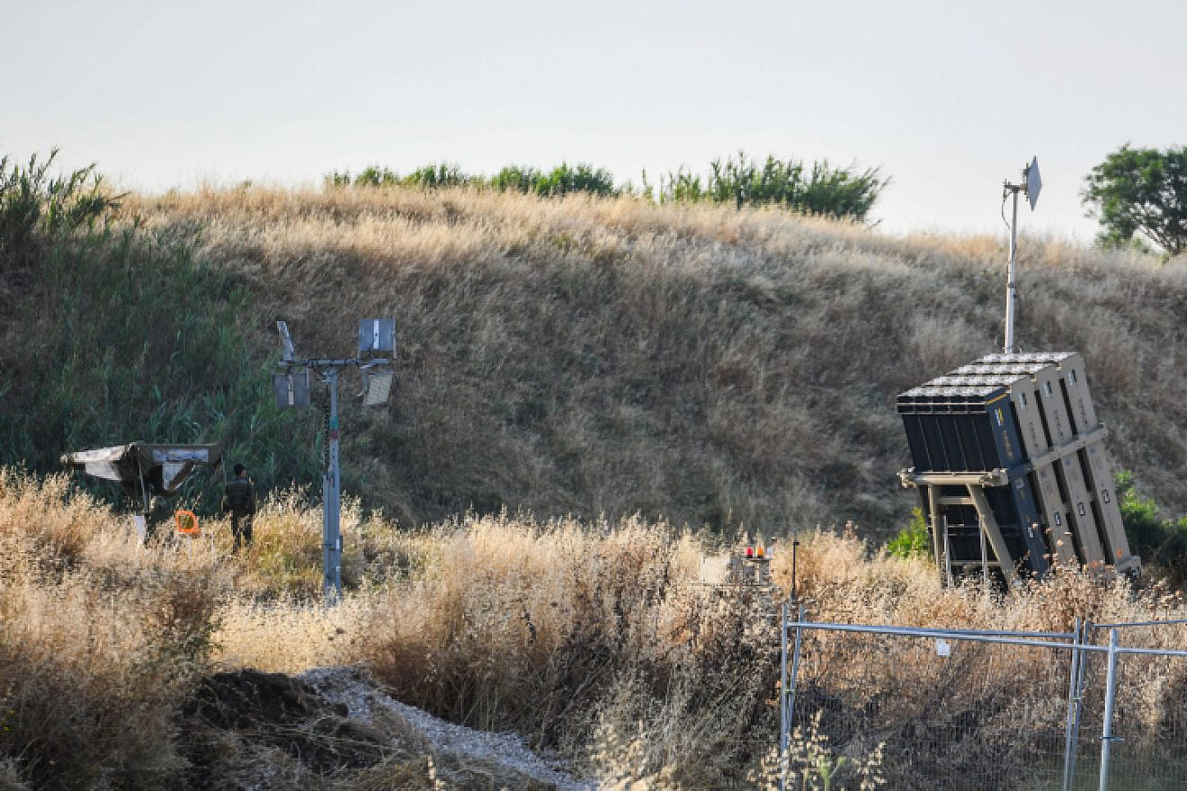 An Iron Dome air-defense missile battery in central Israel on May 15, 2019. Photo by Flash90.