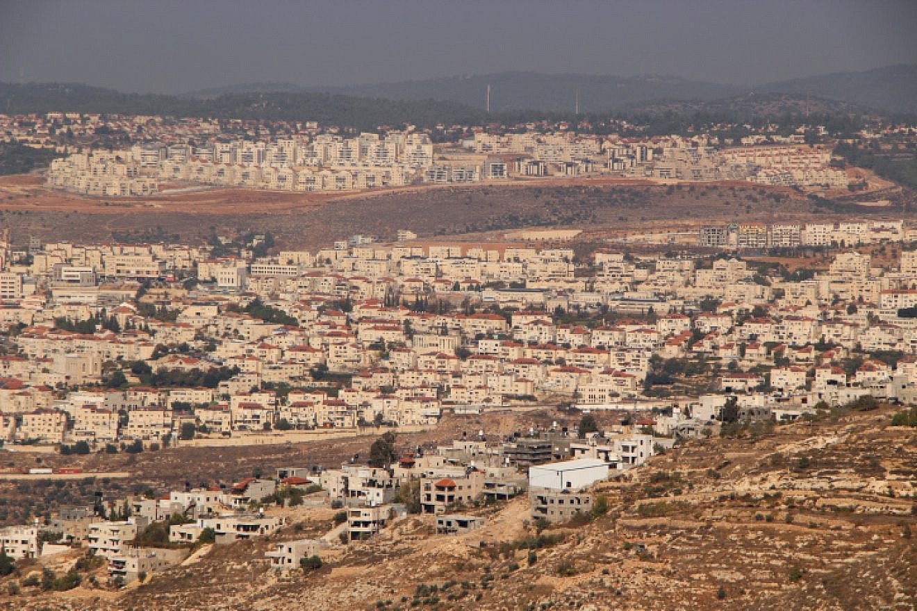 A view of Beitar Illit and Tzur Hadassah, as seen from Gush Etzion in Judea and Samaria, on Nov. 25, 2019. Photo by Gershon Elinson/Flash90.