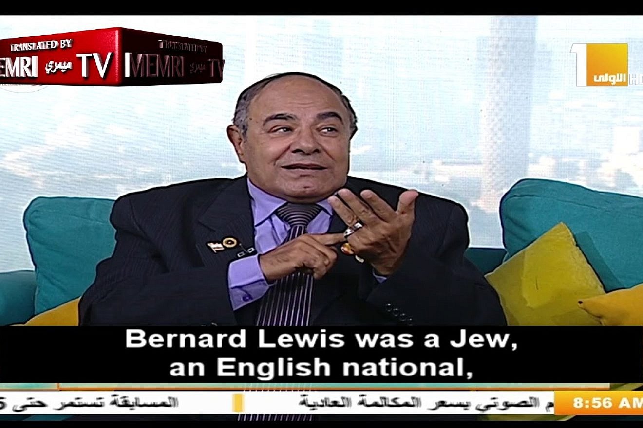 Retired Egyptian General Fouad Fayoud speaks on Egypt's Channel 1 television on Oct. 27. (MEMRI)