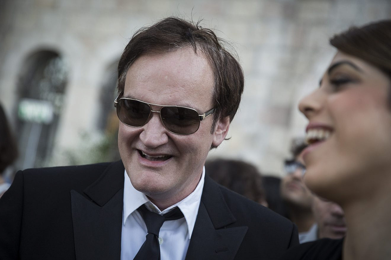 American filmmaker and actor Quentin Tarantino with his Israeli wife Daniella Pick, at the opening night of the Jerusalem Film Festival at the Cinematheque near the Old City of Jerusalem, on July 7, 2016. Photo by Hadas Parush/Flash90.
