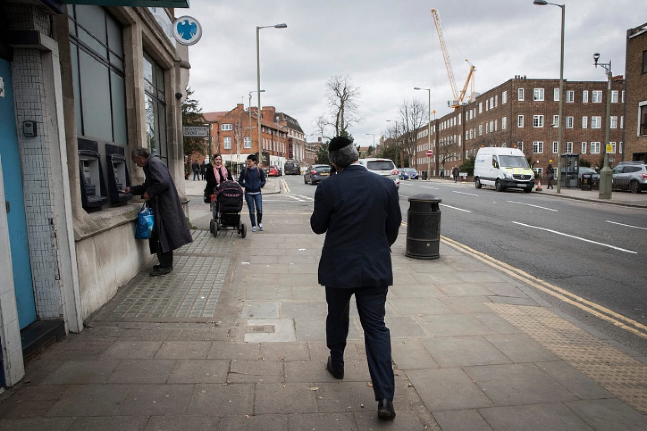 British Jews in London, March 17, 2017. Photo by Nati Shohat/Flash90.
