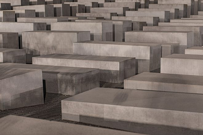 The Memorial to the Murdered Jews of Europe in Berlin, Aug. 25, 2019. Photo by Yahav Gamliel/Flash90.