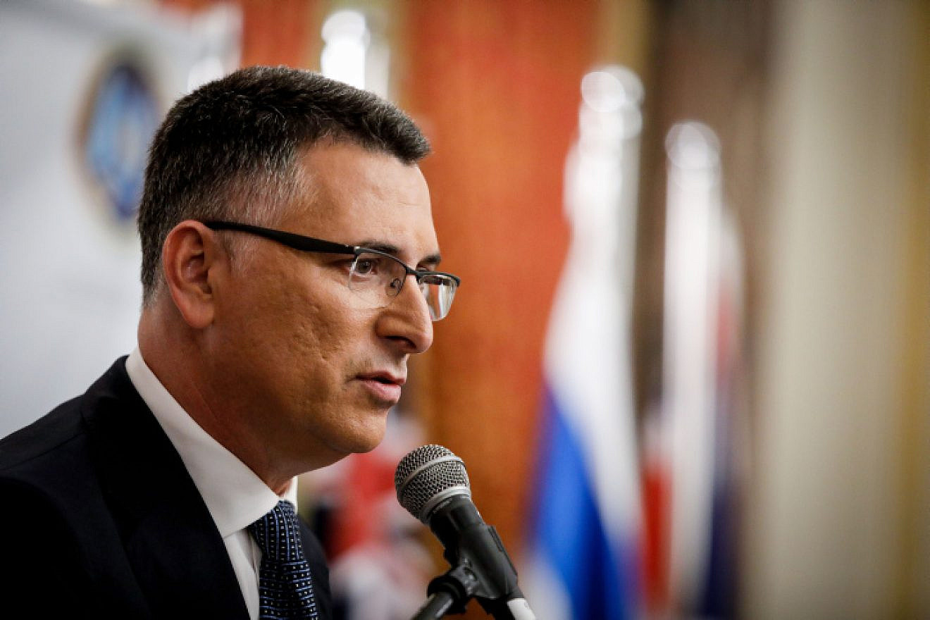 Likud Knesset member Gideon Sa'ar speaks during a conference of the International Insitute for Strategic Leadership Dialogue at the King David Hotel in Jerusalem, Dec. 15, 2019. Photo by Olivier Fitoussi/Flash90.
