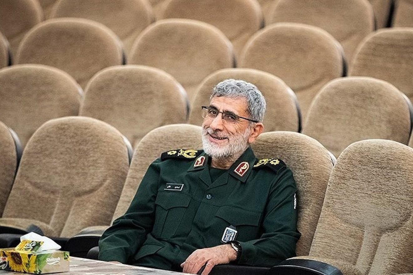 Iranian Quds Force Commander Brig. Gen. Esmail Ghaani, May 19, 2019. Credit: Erfan Kouchari via Wikimedia Commons.