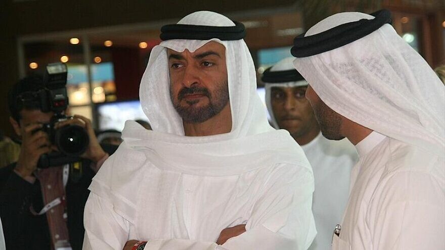 Sheikh Mohammed bin Zayed Al Nahyan of the United Arab Emirates at the Cityscape Abu Dhabi 2008 on May 13, 2008. Credit: Imre Solt via Wikimedia Commons.
