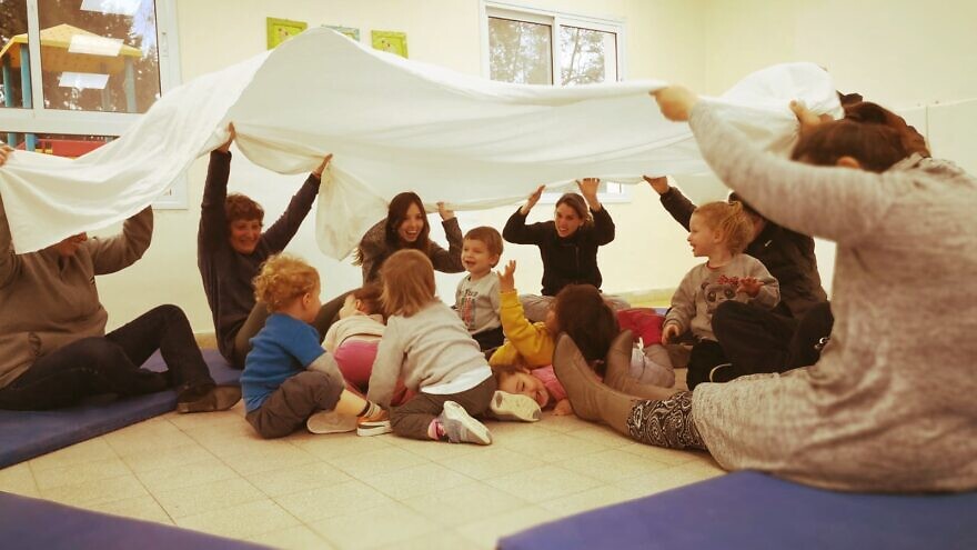 Children play at the Sha’ar HaNegev Resilience Center, where more than 200 children were being treated for trauma and PTSD caused by attacks from the Gaza Strip. 2020. Source: Sha’ar HaNegev Resilience Center/Facebook.