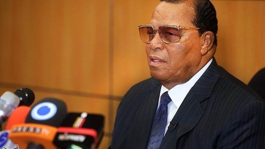 Nation of Islam leader Louis Farrakhan at a press conference in Tehran, Iran, on Feb. 13, 2016. Credit: Mohammad Ali Marizad via Wikimedia Commons.