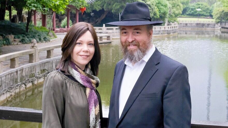 Rabbi Shalom and Dinie Greenberg, Shanghai Jewish Center. Credit: Courtesy.