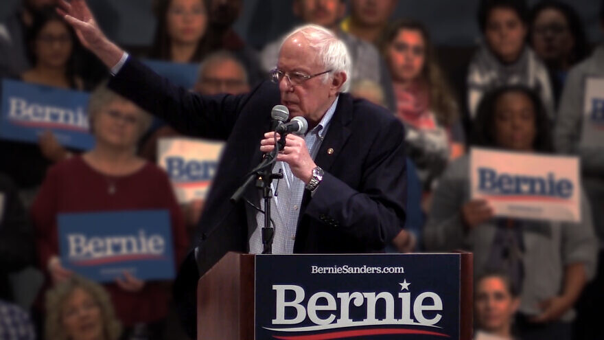 Sen. Bernie Sanders (I-Vt.), a candidate for president, at a rally in Durham, N.C., on Feb. 14, 2020. Credit: Wikimedia Commons.