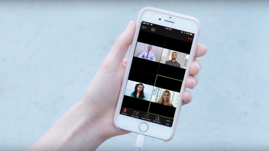 Zoom application in use. Source: Screenshot.