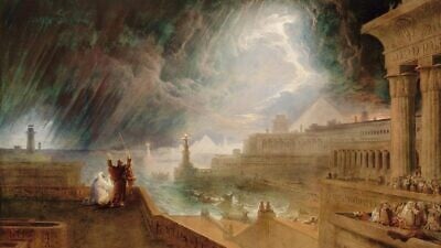 John Martin's "The Seventh Plague" 1823. Credit: Wikimedia Commons.
