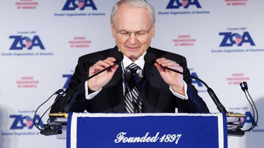 The Zionist Organization of America's national president Mort Klein. Source: ZOA via Facebook.