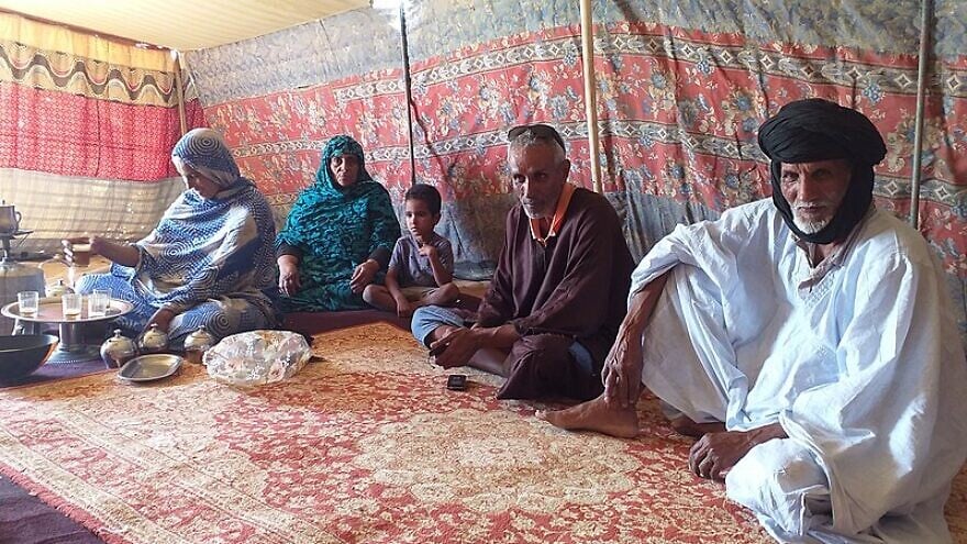 Tea is prepared in a shepherds' tent in Mauritania, Feb. 8, 2020. Credit: Wikimedia Commons.