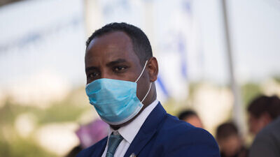 Public Security Deputy Minister Gadi Yevarkan at a ceremony in Jerusalem on May 18, 2020. Photo by Yonatan Sindel/Flash90.