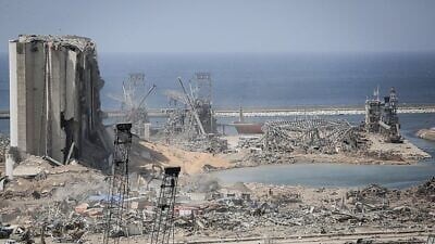 A view of the damage caused by multiple explosions in Beirut one day later on Aug. 5, 2020. Credit: Wikimedia Commons.