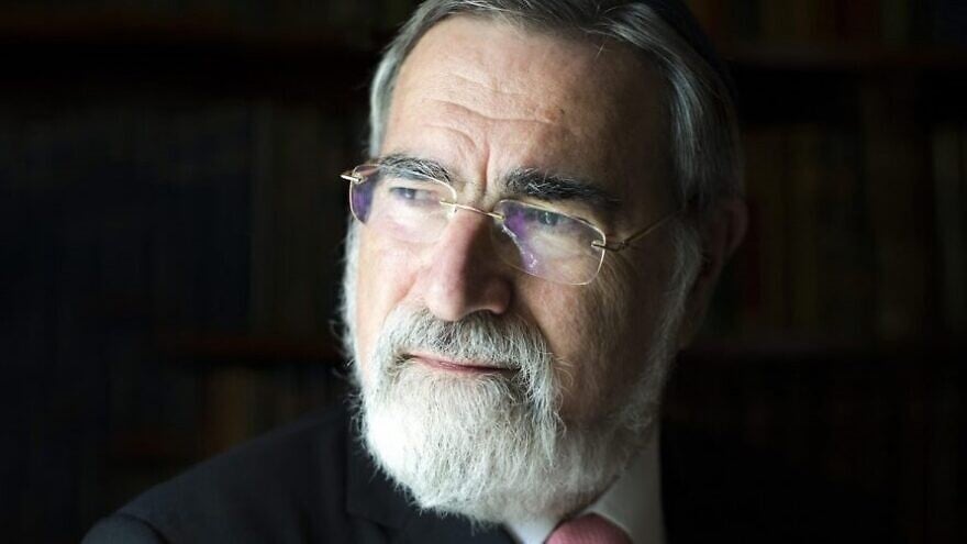 Rabbi Lord Jonathan Sacks. Credit: Office of Rabbi Sacks/rabbisacks.org.