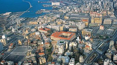 An aerial view of northern Beirut, 2005. Credit: Wikimedia Commons.