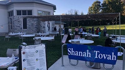 High Holiday service preparations by Hillel at Virginia Tech in Blacksburg, Va. Source: Hillel at Virginia Tech via Facebook.