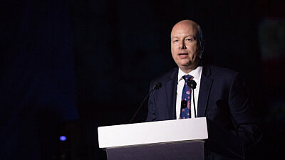 Former U.S. Special Envoy Jason Greenblatt speaks at a conference of Israel Hayom newspaper at Davidson Center in Jerusalem Old City on June 27, 2019. Photo by Aharon Krohn/Flash90.
