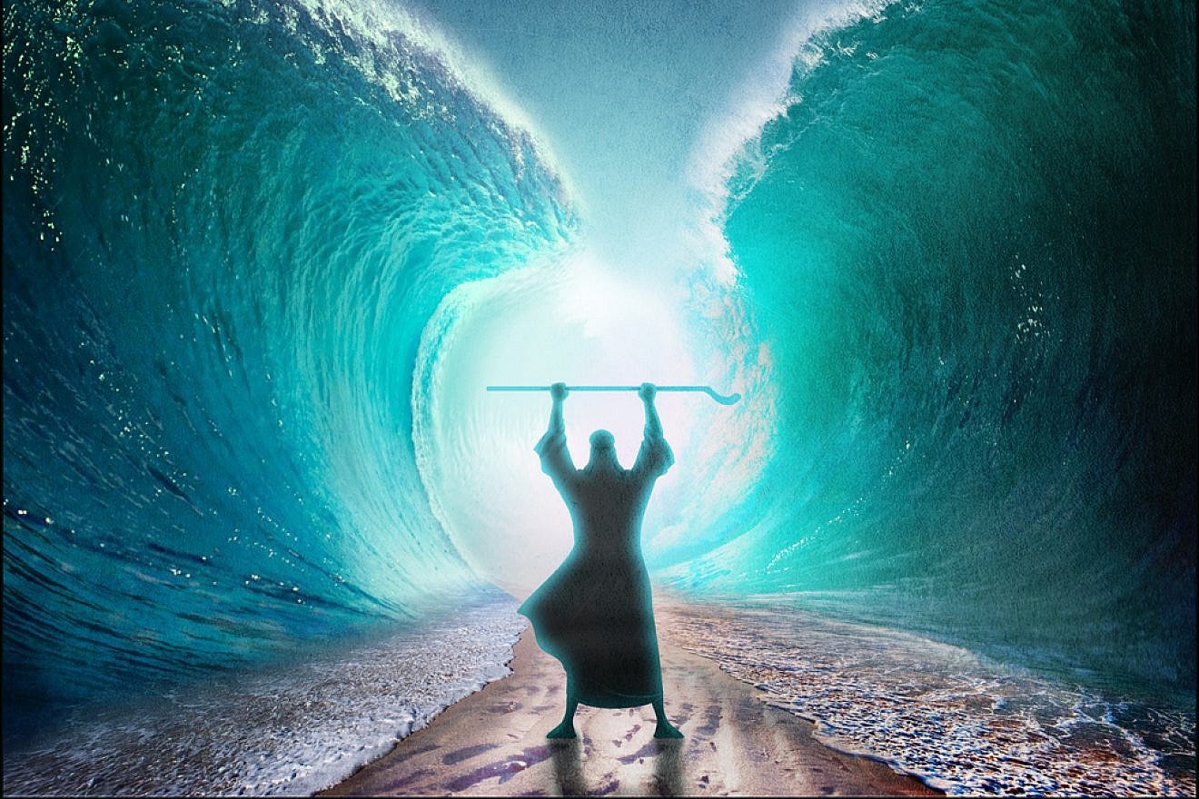 Moses parting the Red Sea. Credit: Mashosh/Shutterstock.