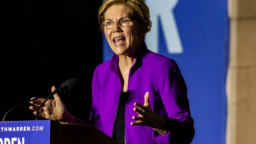 Sen. Elizabeth Warren during her presidential campaign in 2019. Credit: David Garcia/Shutterstock.