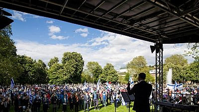 Pro-Israel rallies with ICEJ sponsorship or involvement have taken place in dozens of other countries, including Denmark, Liberia, Netherlands, Nicaragua, Mexico and Slovakia, May 2021. Photo by Levi Dörflinger/ICEJ.